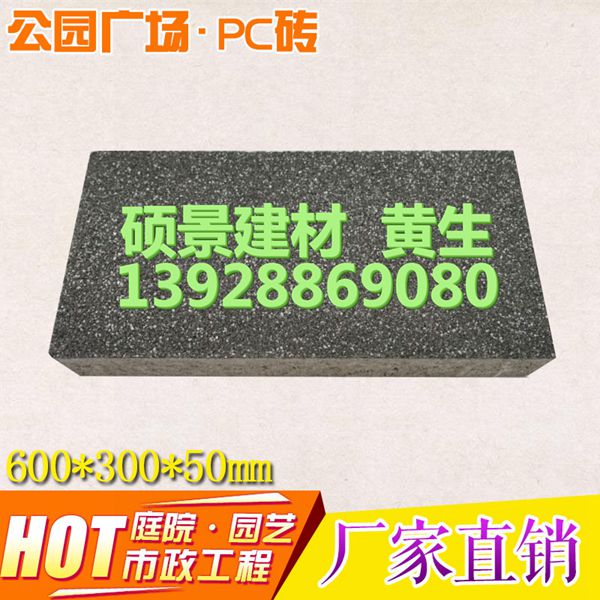 600*200*50mm分层荔枝面PC砖